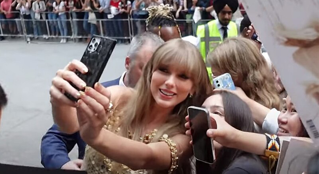 Taylor Swift at TIFF 2022. Photo: Wikimedia Commons. Link to photo: https://commons.wikimedia.org/wiki/File:Taylor_Swift_at_TIFF_2022_-_3.jpg Taylor Swift at TIFF 2022. Photo: Wikimedia Commons. Link to photo: https://commons.wikimedia.org/wiki/File:Taylor_Swift_at_TIFF_2022_-_3.jpg