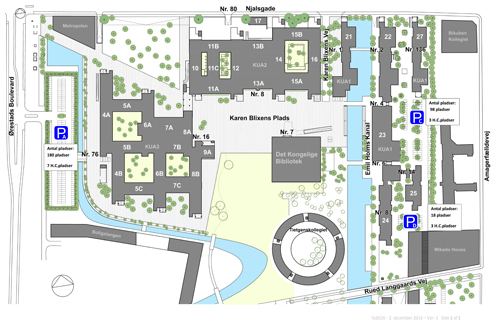 Map of Southern Campus