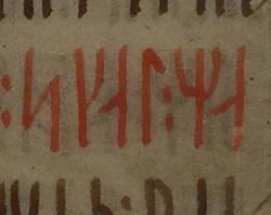 Udsnit af Codex Runicus