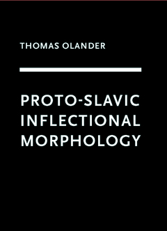Publication frontpage of Protoslavic Inflecional morphology
